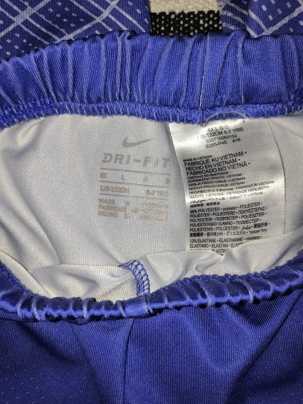 Nike Kids Blue 'Just Do It.' Leggings